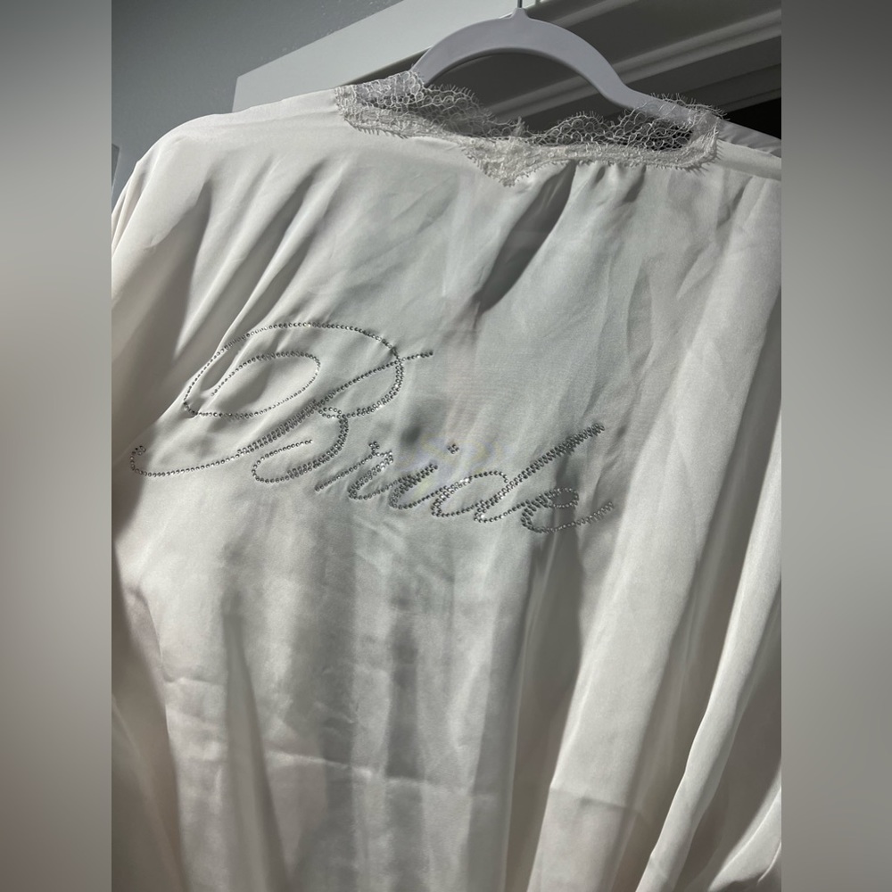Victoria secret bride rhinestone robe